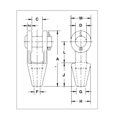 Spelter Sockets