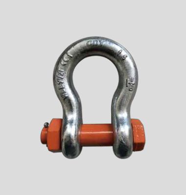 U.S. BOLT SHACKLES WITH SAFETY PIN Bolt-type anchor shackles with cotter pin