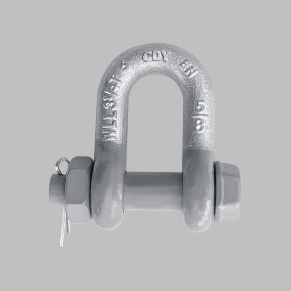 DEE SHACKLES WITH SAFETY BOLT